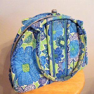 Vera Bradley Eloise Doodle Daisy handbag